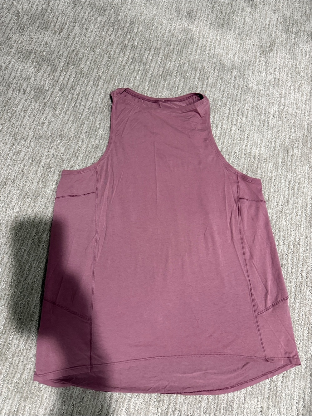 lululemon athletica Mauve Muscle Tank with Side Pockets